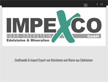 Tablet Screenshot of impexco-de.com